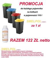 Pojemnik na kółkach 110 l + SMELPOL