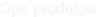 Opis produktu